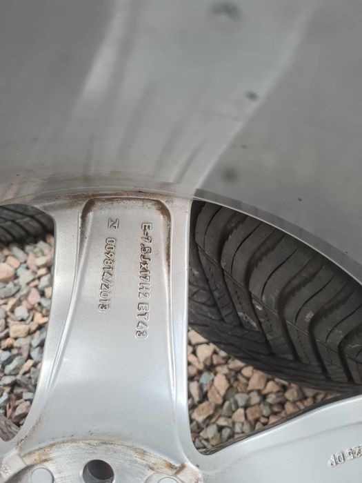 4st Alufelgi 17cali AUDI VW itp  5x112 ET-43 0C- 57.1