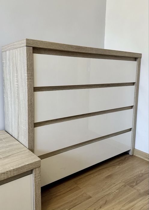 Szafka RTV dąb sonoma. Linia Kaspian z BRW