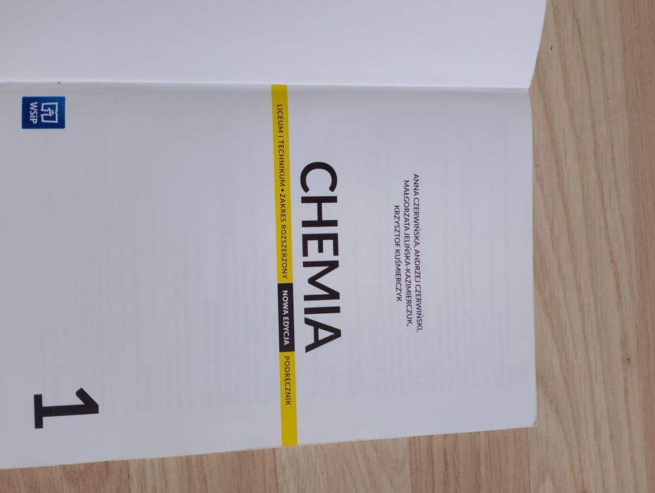 Chemia 1 nowe wydanie zakres rozszerzony