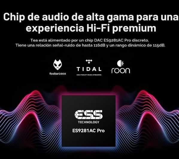 DAC & Amplificador fones KHADAS TEA