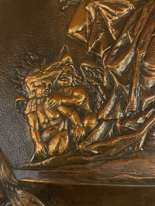 Мідна чеканка великий розмір