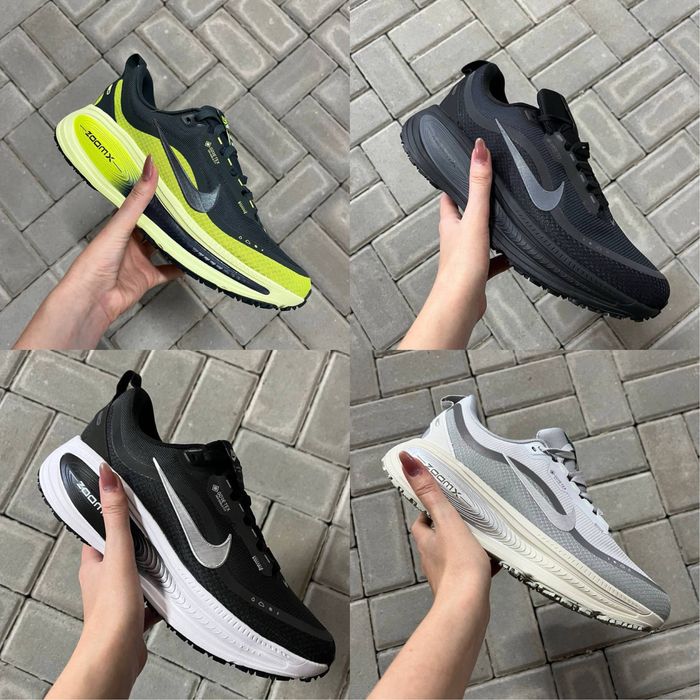 41-45 р кросівки Nike Vomero 18 GORE-TEX Black White grey