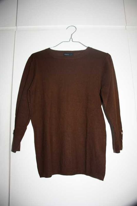 Camisola castanha da STRADIVARIUS Tamanho M
