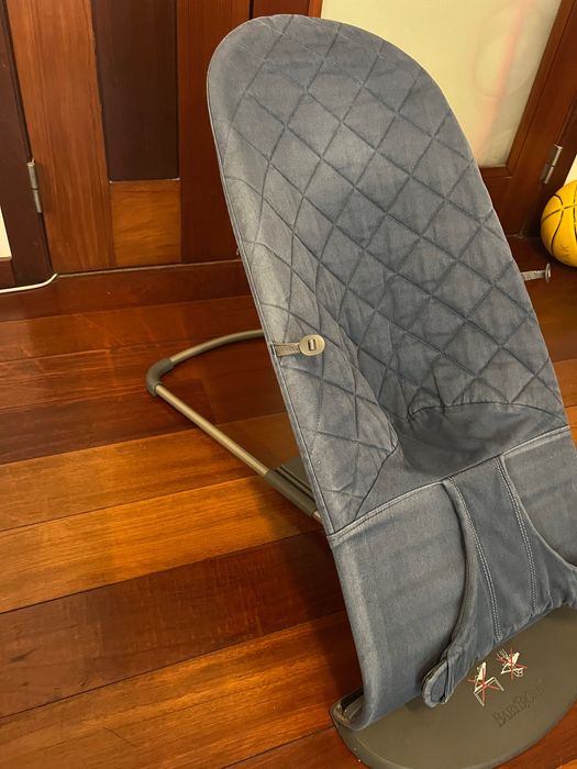 Espreguiçadeira BabyBjörn Bliss Algodão azul meia-noite