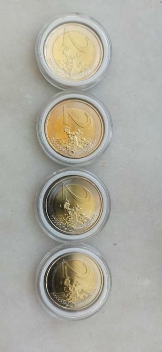 Set of 4 Commemorative €2 Coins from Portugal64550553486593121