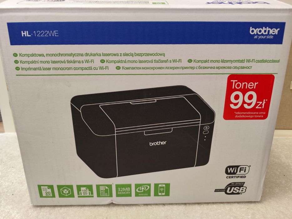 Drukarka monochromatyczna laserowa Brother