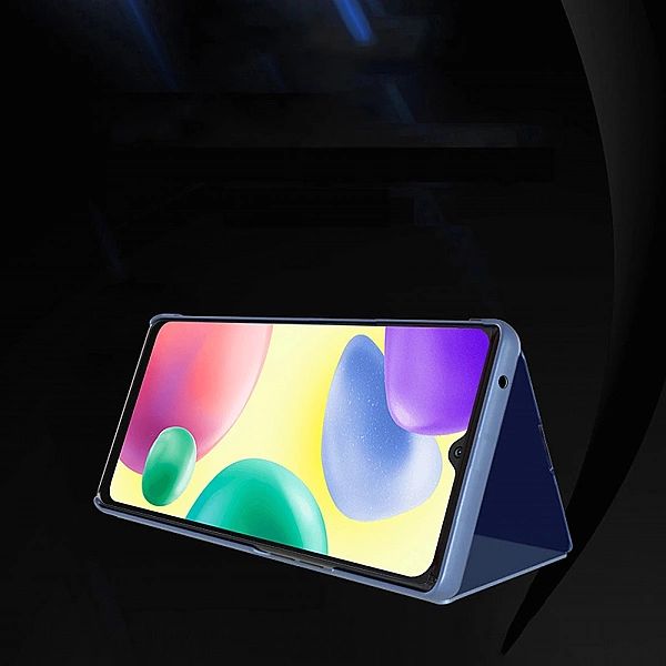 Clear View Case etui Xiaomi Redmi 10C pokrowiec z klapką różowe