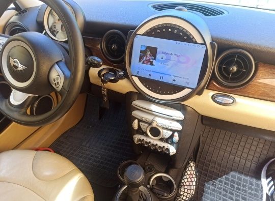 Rádio 4/64GB Mini R55 R56 R60 Android 14 (Novo)