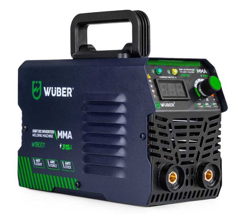 Nowa SPAWARKA INWERTOROWA MMA 315A Wuber Przenośna Mocna Na Elektrody