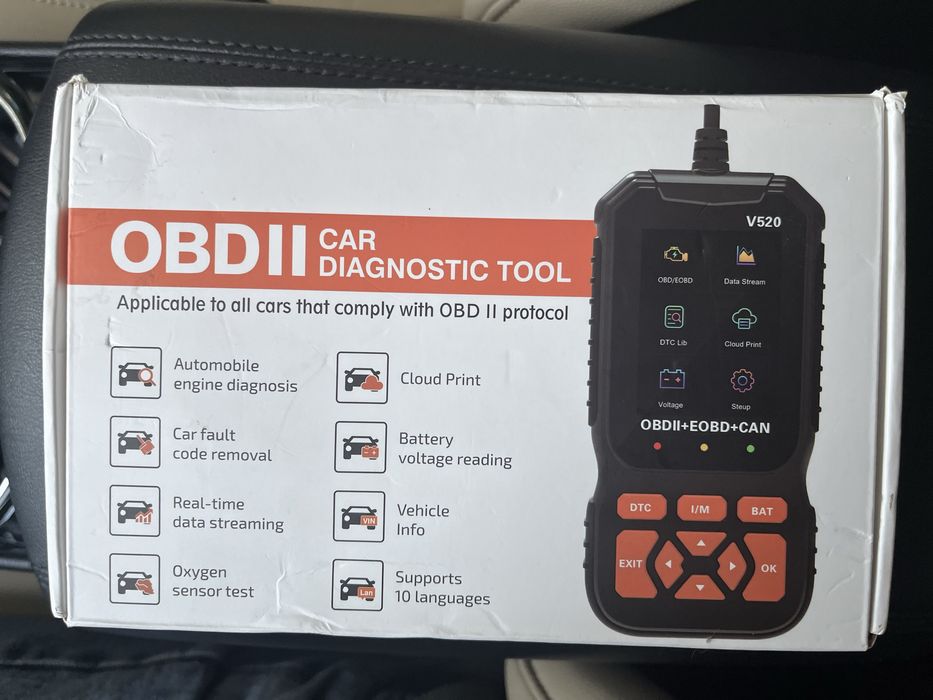 Авто сканер V520 OBD 2
