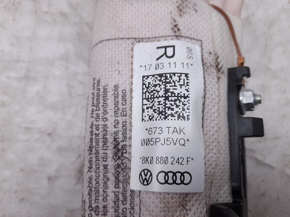 Airbag banco direito AUDI A4 (8K2, B8)