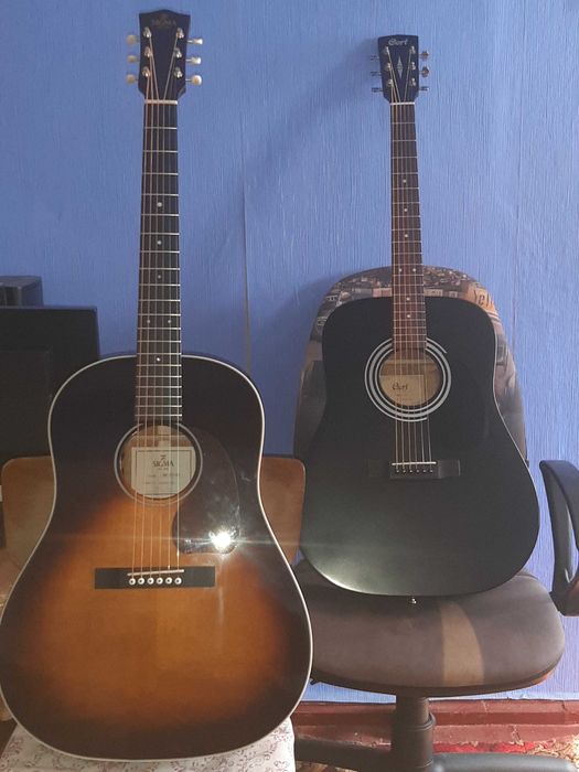 Cort, Gibson, Sigma акустическая гитара.