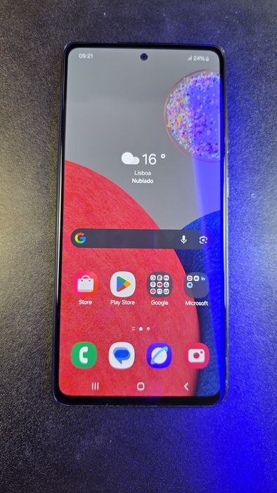 OPORTUNIDADE! Samsung Galaxy A52s 5G 128GB preto na caixa como novo