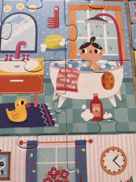 Puzzle w domu i bluey
