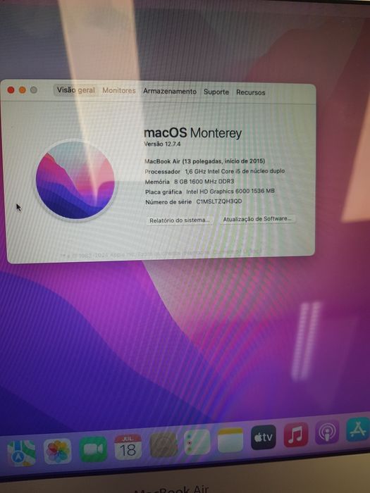 Apple Macbook air  A1466  i5