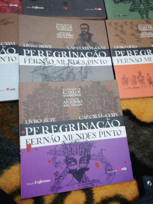 7 Livros Peregrinação Fernão Mendes Pinto