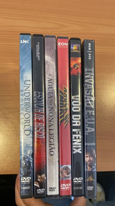 DVD's de filmes de Ação