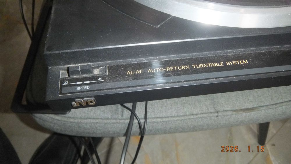 JVC Gramofon Model No AL- A1BK Belt Drive Turntable  M. JAPAN