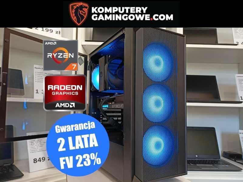 Komputer Gamingowy Ryzen 7 7800X3D 16GB 1TB SSD RX 9060 XT 16GB Win 11 FV23% GW24MC KomputeryGamingowe.com