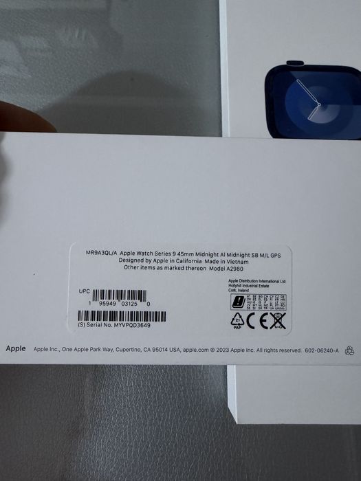 Apple iwatch 9 45mm midnight GPS