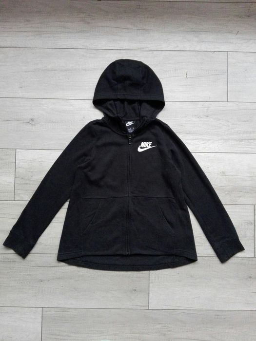 Nike oryginalna czarna rozpinana bluza rozm 140-146