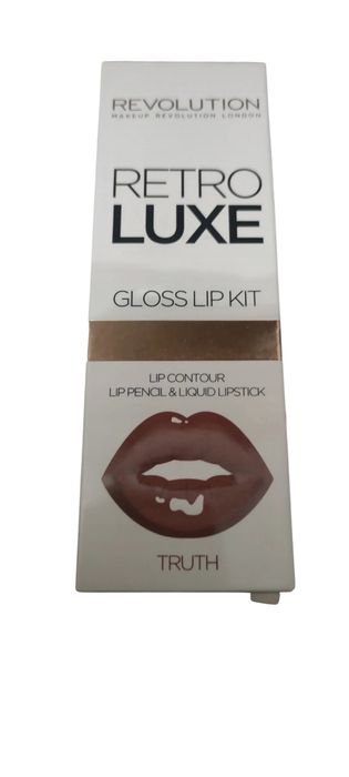 Makeup Revolution Retro Luxe Gloss Lip Kit Błyszczyk plus Kont Truth