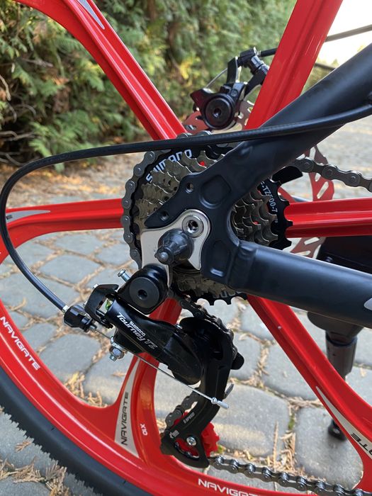 Гірський алюмінієвий велосипед Greenway 26 Black-Red