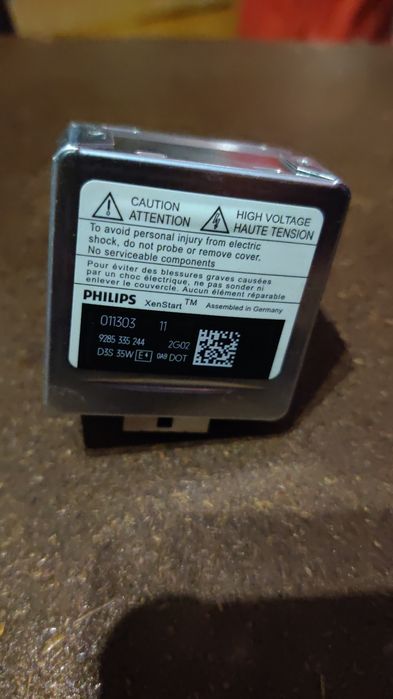 Lâmpada Xenon D3S Philips usada