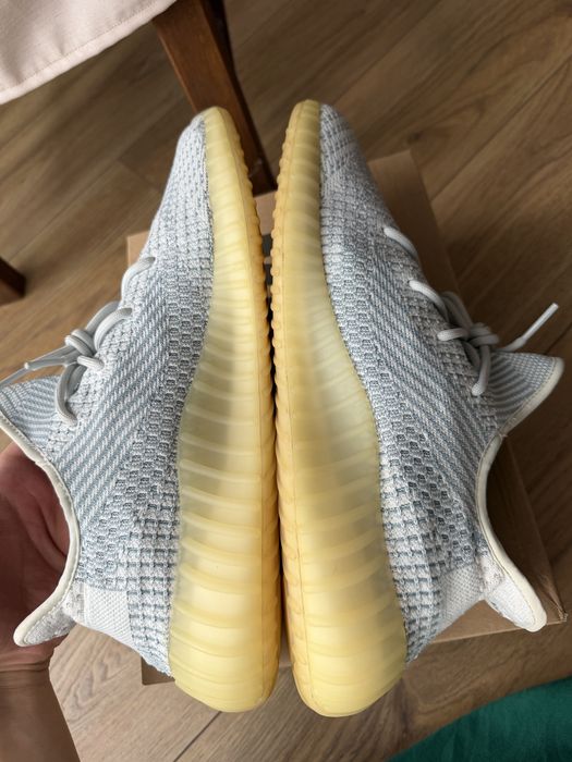 Adidas Yeezy Boost 350 V2 Cloud White buty sneakersy jasne 48 2/3