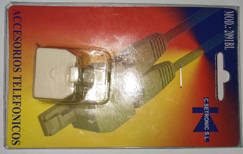 Adaptador Saída Dupla 6P6C (RJ12) - 6 Vias novo - REF 2091