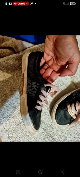 Michael Kors trampki czarne dla dziewczynki 32