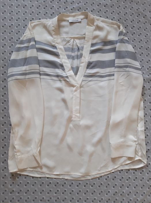 Блузка с длинным рукавом из чистого шёлка Samsoe. ДАНІЯ