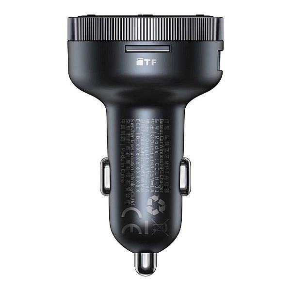 Baseus Enjoy transmiter FM ładowarka samochodowa LED 2x USB / 3,5mm ja