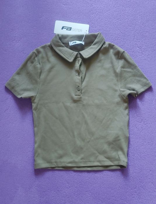Топ футболка поло хакі FB Sister розмір s