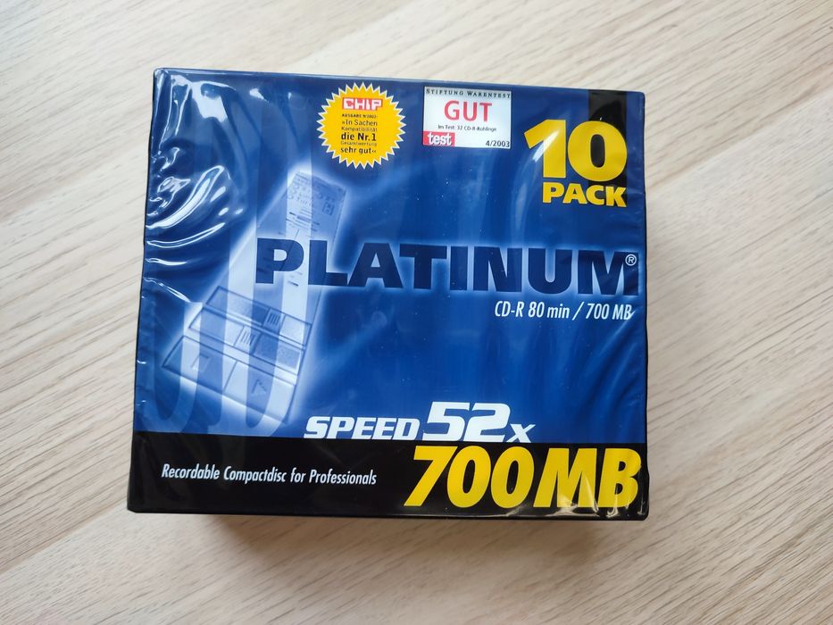 Płyty Platinum 700mb 10szt nowe