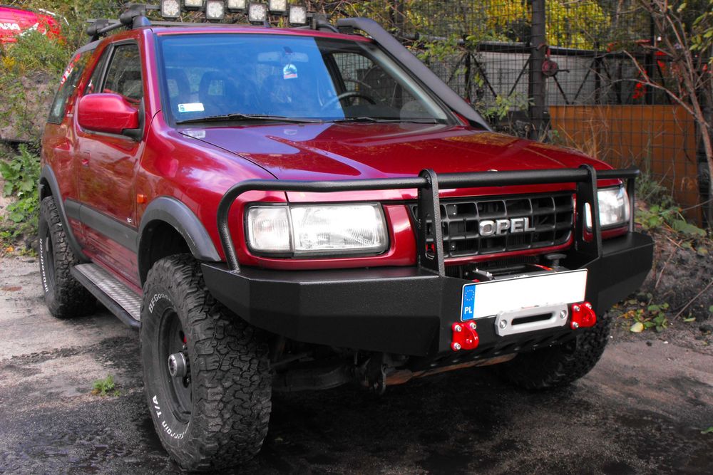 Zderzak stalowy Opel Frontera A/B - przód/przedni z orurowaniem