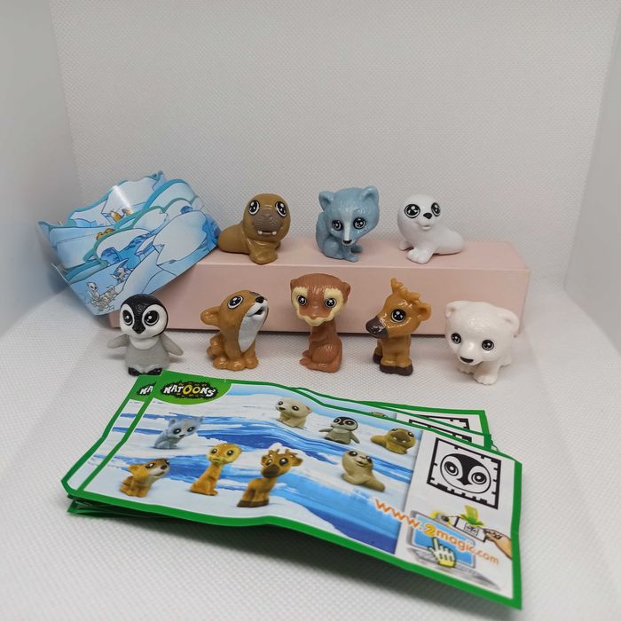 Тварини, дитинчата, фігурки Кіндер Натунс