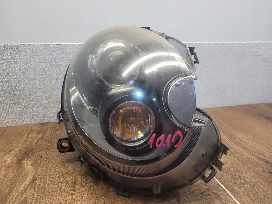 mini cooper r55 clubman r56 lampa prawy prawa przód bi xenon nie skrętny