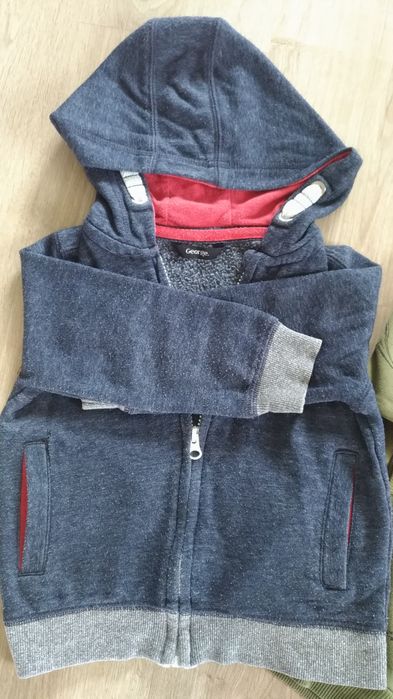 Komplet 3szt: bluzki, bluza r.98