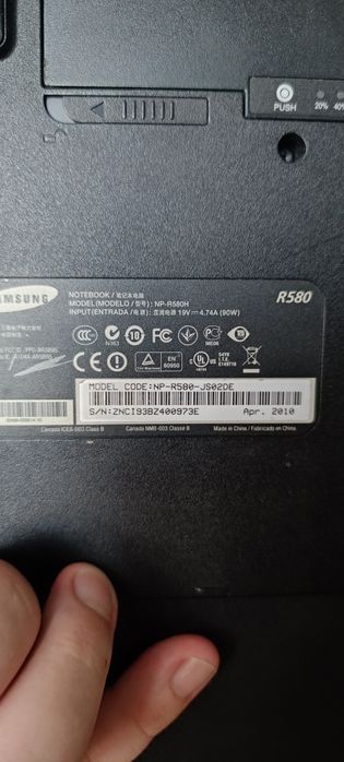 Ноутбук Самсунг R580