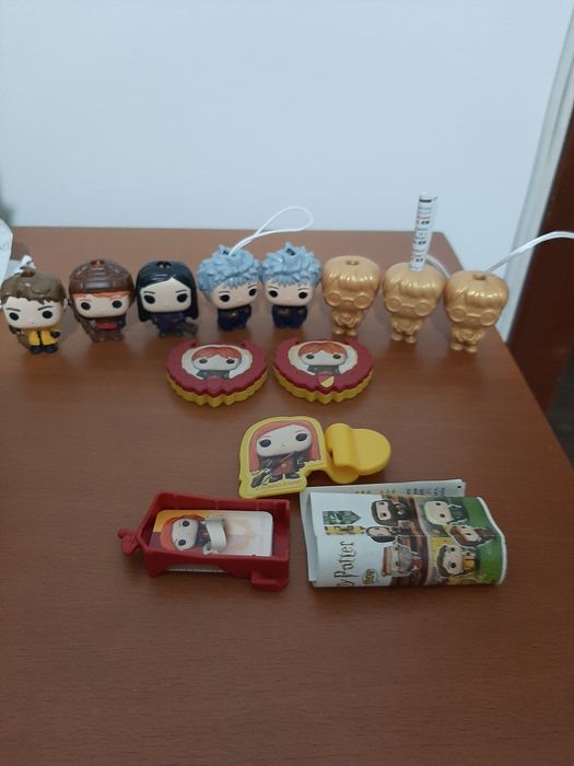 Kinder figuras Natal, Harry Potter, dragão bonecos