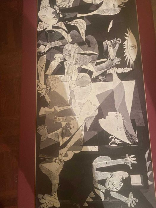 Guernica de picasso em kline com passpartout