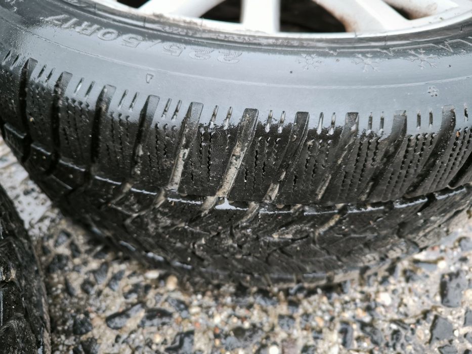 Audi felgi 17 z oponami zimowymi