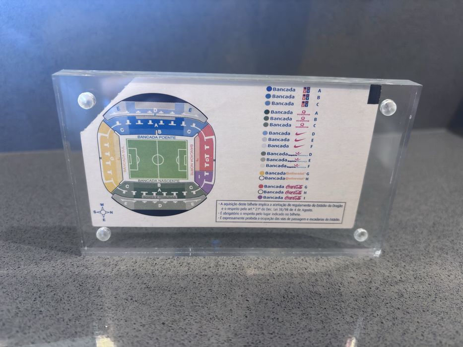 Bilhete Original Inauguração Estádio do Dragão - Estreia Leonel Messi