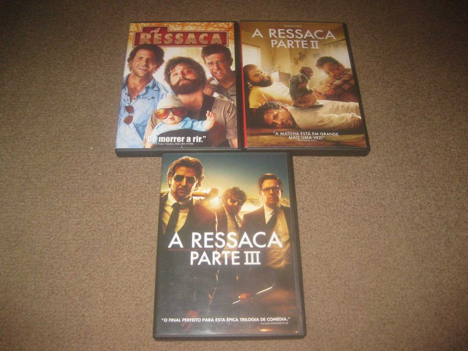 Colecção Completa em DVD "A Ressaca" com Bradley Cooper
