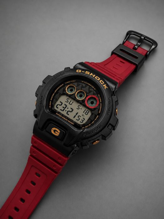 Casio G-shock DW-6900 Dragon Red Eye MOD