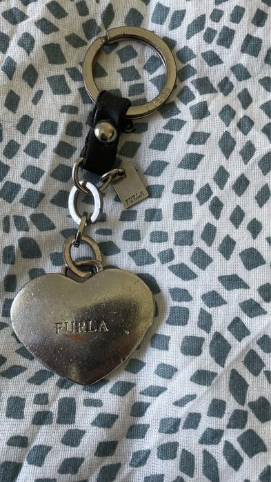 Porta-chaves prateado