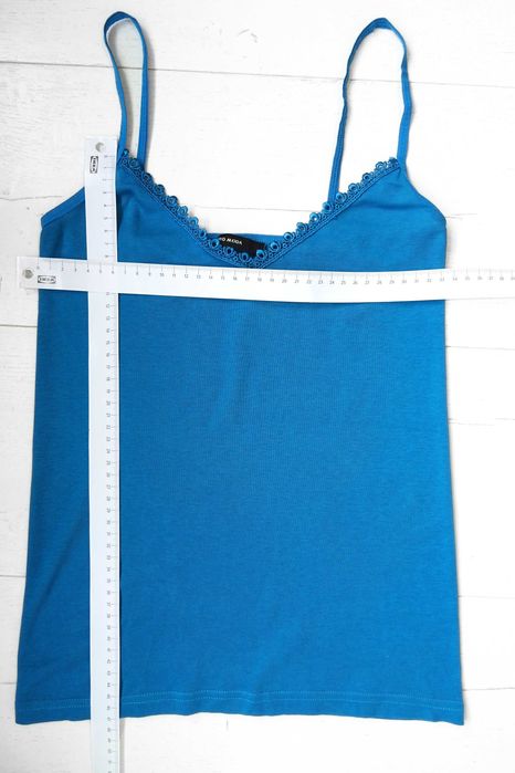 Podkoszulek top, Vero Moda, niebieski, rozmiar S, koronka