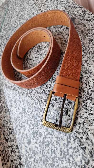 Пасок шкіряний ( ручна робота)