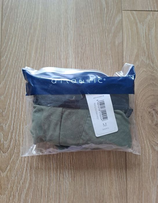 Kąpielówki Atlantic, rozmiar M, khaki, szybkoschnące